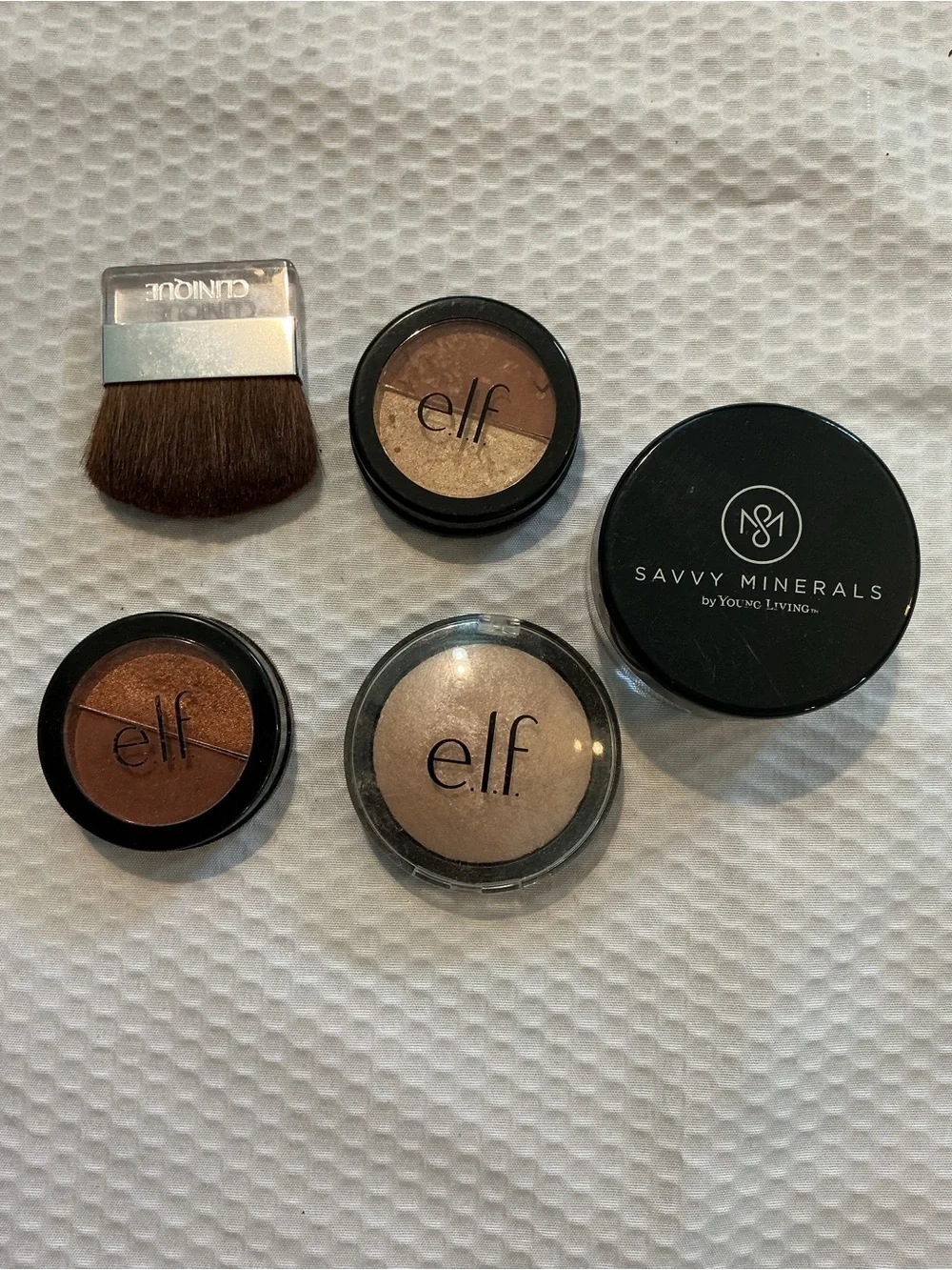 ELF Warm Bronze and Champagne Eyeshadow Duo with Copper Accent